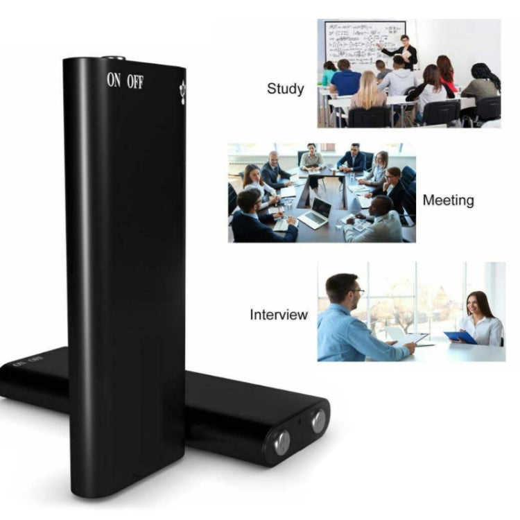 3 in 1 Mini Voice Recorder + 8GB Flash Disk + MP3 Player(Black) - U-Disk Recorder by PMC TechLife | Online Shopping South Africa | PMC TechLife | Buy Now Pay Later Mobicred