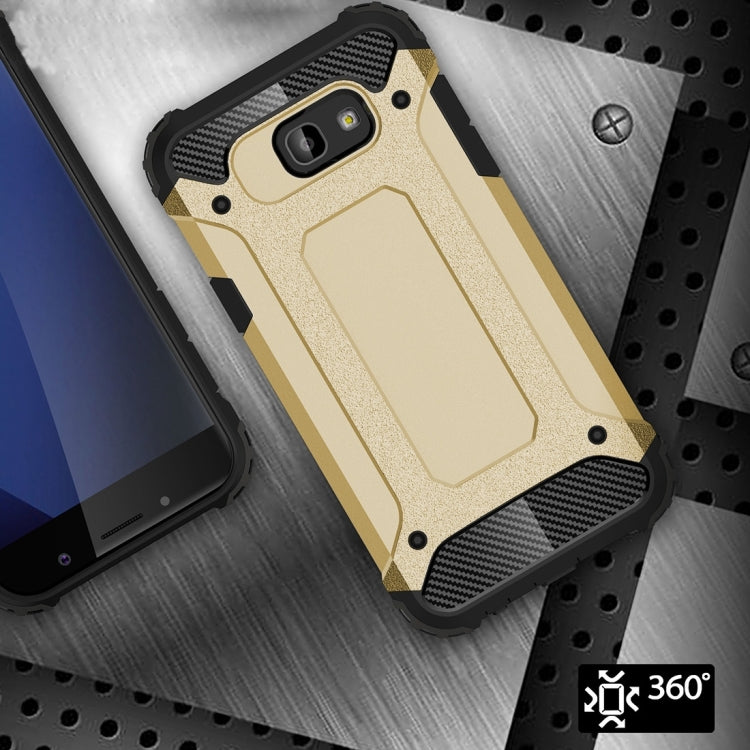For Galaxy A5 (2017) / A520 Tough Armor TPU + PC Phone Case(Gold) - Galaxy Phone Cases by PMC TechLife | Online Shopping South Africa | PMC TechLife