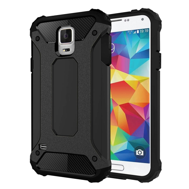 For Galaxy S5 / G900 Tough Armor TPU + PC Combination Case(Black) - Galaxy Phone Cases by PMC TechLife | Online Shopping South Africa | PMC TechLife