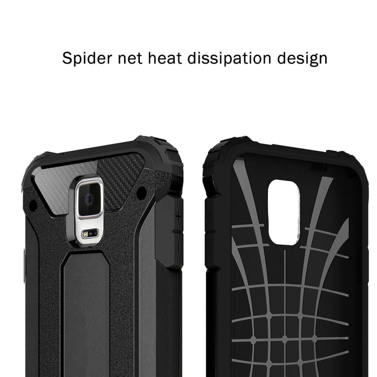 For Galaxy S5 / G900 Tough Armor TPU + PC Combination Case(Black) - Galaxy Phone Cases by PMC TechLife | Online Shopping South Africa | PMC TechLife