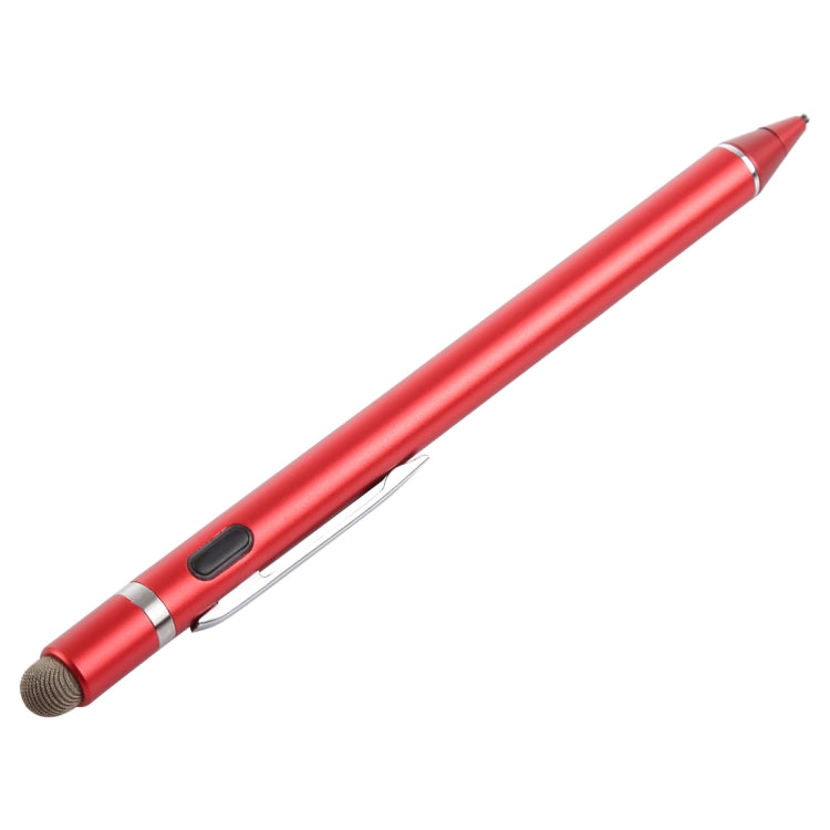 1.5-2.3mm Rechargeable Capacitive Touch Screen Active Stylus Pen(Red) - Stylus Pen by PMC Jewellery | Online Shopping South Africa | PMC Jewellery | Buy Now Pay Later Mobicred