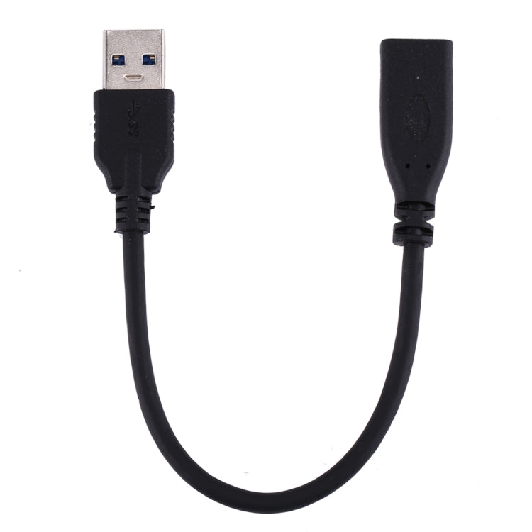 USB 3.0 Male to USB-C / Type-C 3.1 Female Adapter Cable, Cable Length: About 20cm(Black) - USB-C & Type-C Cable by PMC Jewellery | Online Shopping South Africa | PMC Jewellery | Buy Now Pay Later Mobicred