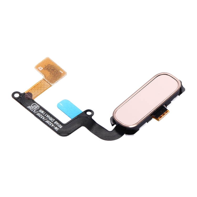 Home Button Flex Cable with Fingerprint Identification for Galaxy A3 (2017) / A320 & A5 (2017) / A520 & A7 (2017) / A720(Pink) - Home key & Side Key by PMC Jewellery | Online Shopping South Africa | PMC Jewellery | Buy Now Pay Later Mobicred