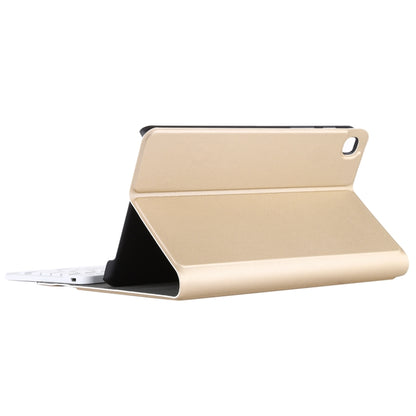 Ultra-thin Detachable Magnetic Bluetooth Keyboard Leather Tablet Case for Galaxy Tab A 8.0 2019 P200 / P205, with Holder(Gold) - Samsung Keyboard by PMC Jewellery | Online Shopping South Africa | PMC Jewellery