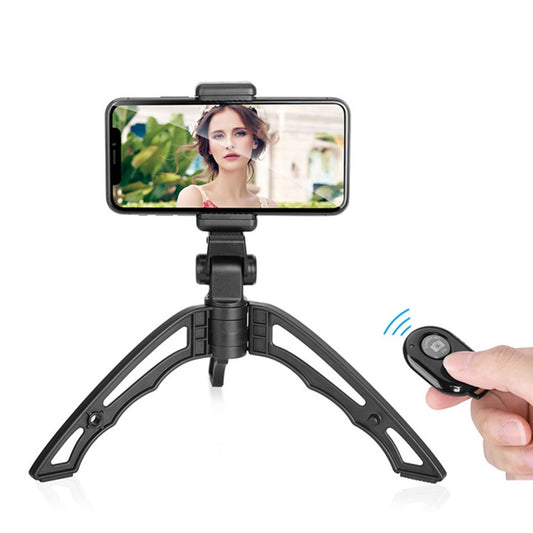 APEXEL Portable Handheld Lazy Live Broadcast Desktop Folding Universal Bluetooth Tripod Phone Holder - Stand by APEXEL | Online Shopping South Africa | PMC Jewellery | Buy Now Pay Later Mobicred