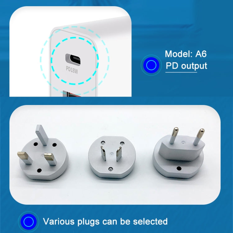 WLX-A6 4 Ports Quick Charging USB Travel Charger Power Adapter, US Plug - USB Charger by PMC Jewellery | Online Shopping South Africa | PMC Jewellery | Buy Now Pay Later Mobicred