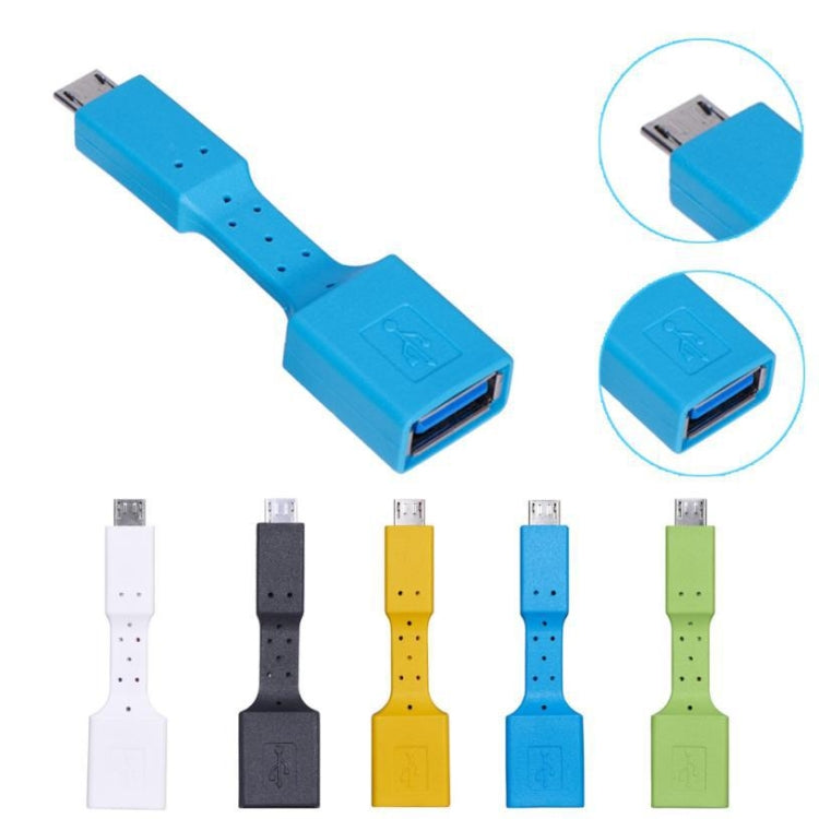 5 PCS Micro USB Male to USB 3.0 Female OTG Adapter (Yellow) - free shipping - PMC Jewellery - Order now!
