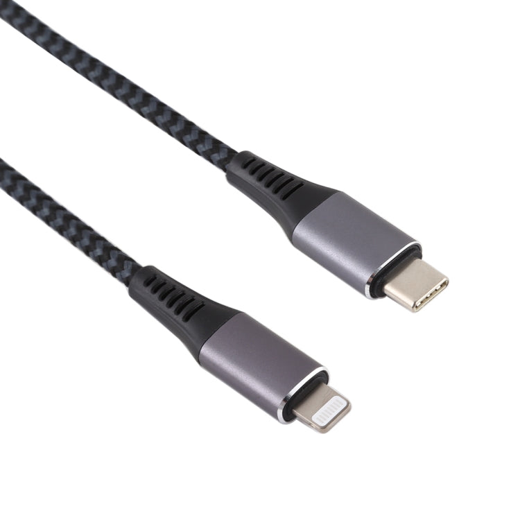 1m USB-C / Type-C to 8 Pin Nylon Braided Data Sync Fast Charging Cable - MFI Cable by PMC Jewellery | Online Shopping South Africa | PMC Jewellery | Buy Now Pay Later Mobicred