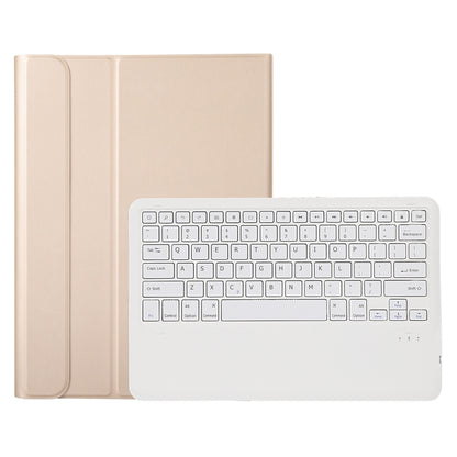 A970 Detachable Bluetooth Keyboard Ultrathin Horizontal Flip Leather Tablet Case for Samsung Galaxy Tab S7 FE T730 / T736 / S7+ T970 / T975 / T976(Rose Gold) - Samsung Keyboard by PMC Jewellery | Online Shopping South Africa | PMC Jewellery