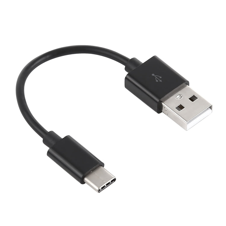 USB to USB-C / Type-C Charging & Sync Data Cable, Cable Length: 14cm(Black) - USB-C & Type-C Cable by PMC Jewellery | Online Shopping South Africa | PMC Jewellery | Buy Now Pay Later Mobicred