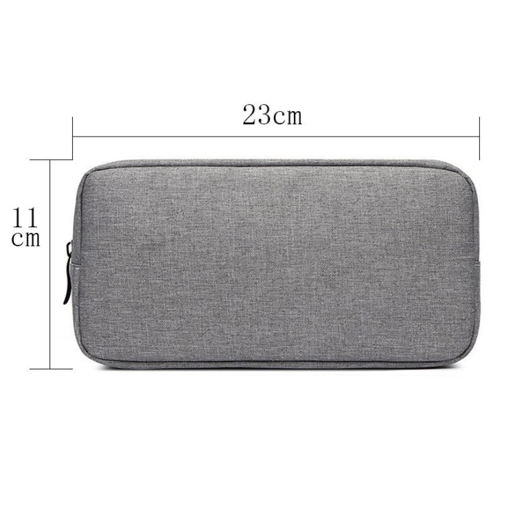 Multi-functional Headphone Charger Data Cable Storage Bag Power Pack, Size: L, 23 x 11.5 x 5.5cm(Grey) - Other by PMC Jewellery | Online Shopping South Africa | PMC Jewellery | Buy Now Pay Later Mobicred