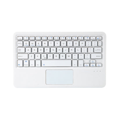 HB119B 10 inch Universal Tablet Wireless Bluetooth Keyboard with Touch Panel (White) - Universal Keyboard by PMC Jewellery | Online Shopping South Africa | PMC Jewellery