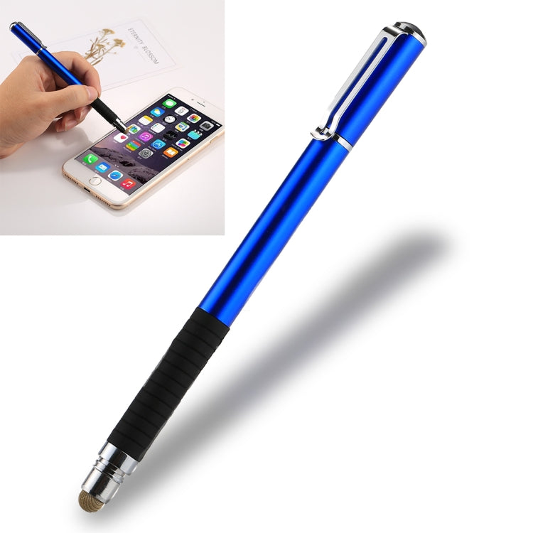 Universal 2 in 1 Multifunction Round Thin Tip Capacitive Touch Screen Stylus Pen, For iPhone, iPad, Samsung, and Other Capacitive Touch Screen Smartphones or Tablet PC(Dark Blue) - Stylus Pen by PMC Jewellery | Online Shopping South Africa | PMC Jewellery | Buy Now Pay Later Mobicred