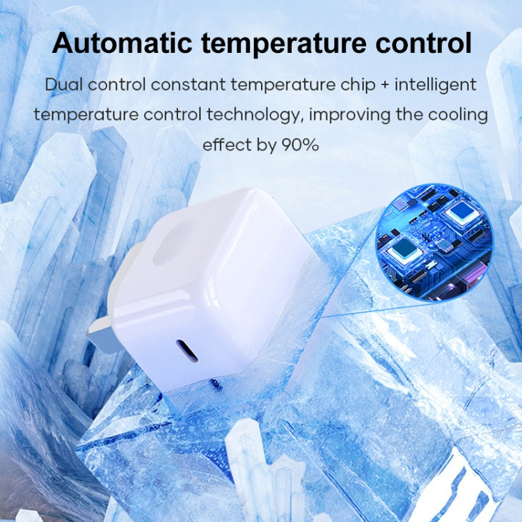 ROCK T58 35W Dual USB-C / Type-C Ports PD Charger, UK Plug - free shipping - PMC TechLife - Order now!