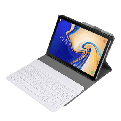 A590 Ultra-thin Detachable Magnetic Bluetooth Keyboard Leather Tablet Case for Galaxy Tab A 10.5 T590 / T595, with Holder(Gold) - Samsung Keyboard by PMC Jewellery | Online Shopping South Africa | PMC Jewellery | Buy Now Pay Later Mobicred