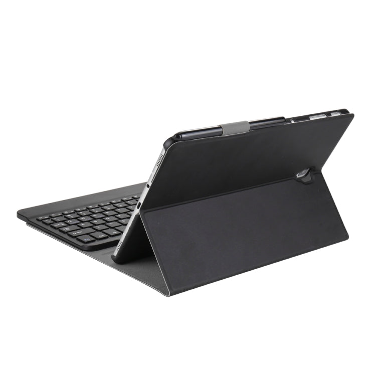 A830 Ultra-thin Detachable Bluetooth Keyboard Leather Tablet Case for Galaxy Tab S4 10.5 T830 / T835, with Holder(Black) - Samsung Keyboard by PMC Jewellery | Online Shopping South Africa | PMC Jewellery