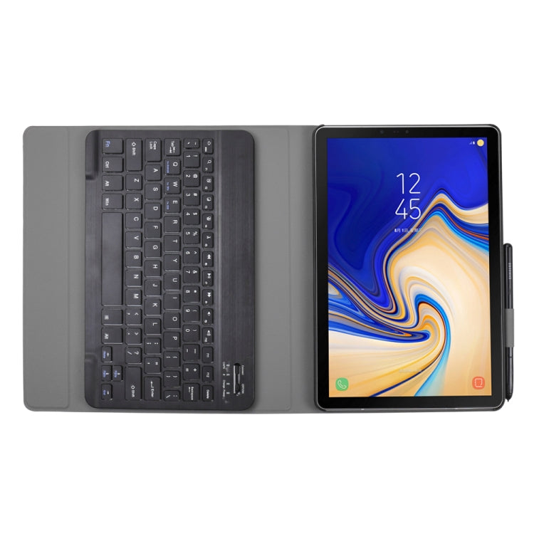 A830 Ultra-thin Detachable Bluetooth Keyboard Leather Tablet Case for Galaxy Tab S4 10.5 T830 / T835, with Holder(Black) - Samsung Keyboard by PMC Jewellery | Online Shopping South Africa | PMC Jewellery