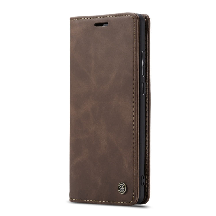 CaseMe-013 Multifunctional Retro Frosted Horizontal Flip Leather Case for Galaxy A40, with Card Slot & Holder & Wallet(Coffee) - Galaxy Phone Cases by CaseMe | Online Shopping South Africa | PMC Jewellery | Buy Now Pay Later Mobicred