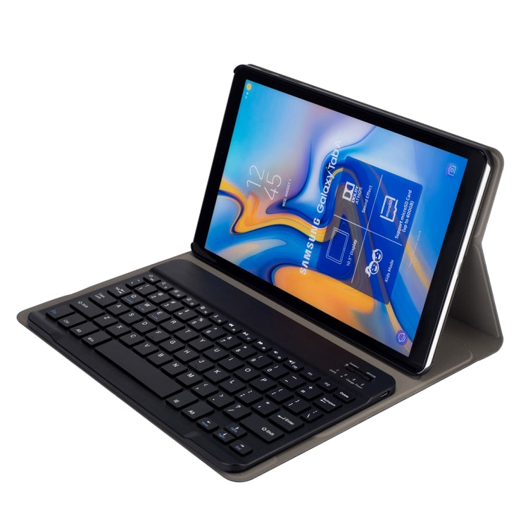 DY590 For Galaxy Tab A 10.5 T590 / T595 Detachable Plastic Bluetooth Keyboard Leather Tablet Case with Holder (Black) - Samsung Keyboard by PMC Jewellery | Online Shopping South Africa | PMC Jewellery