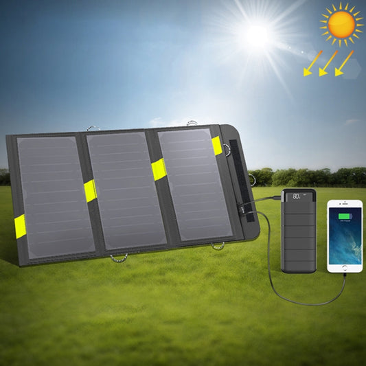 ALLPOWERS 20W 5V Solar Phone Charger Dual USB Output Portable Solar Panel - Charger by PMC Jewellery | Online Shopping South Africa | PMC Jewellery | Buy Now Pay Later Mobicred