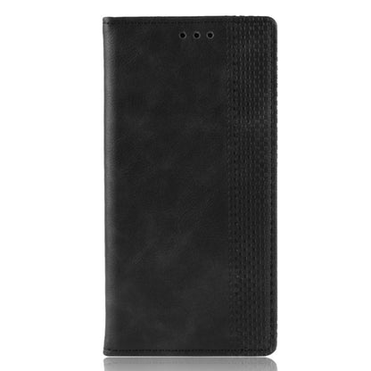 Magnetic Snap Retro Crazy Horse Texture Horizontal Flip Leather Case for Sony Xperia L3, with Holder & Card Slots & Photo Frame (Black) - Sony Cases by PMC Jewellery | Online Shopping South Africa | PMC Jewellery | Buy Now Pay Later Mobicred