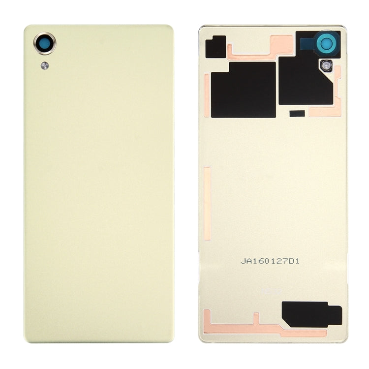 Back Battery Cover for Sony Xperia X (Lime Gold) - Back Cover by PMC Jewellery | Online Shopping South Africa | PMC Jewellery | Buy Now Pay Later Mobicred