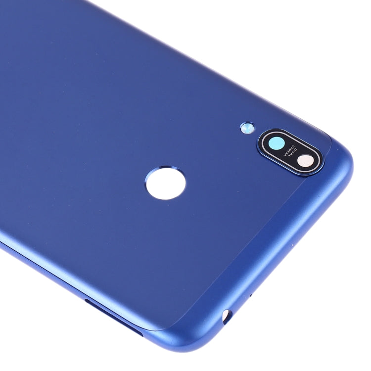 Battery Back Cover with Camera Lens for Asus Zenfone Max M2 ZB633KL ZB632KL(Blue) - Back Cover by PMC Jewellery | Online Shopping South Africa | PMC Jewellery | Buy Now Pay Later Mobicred