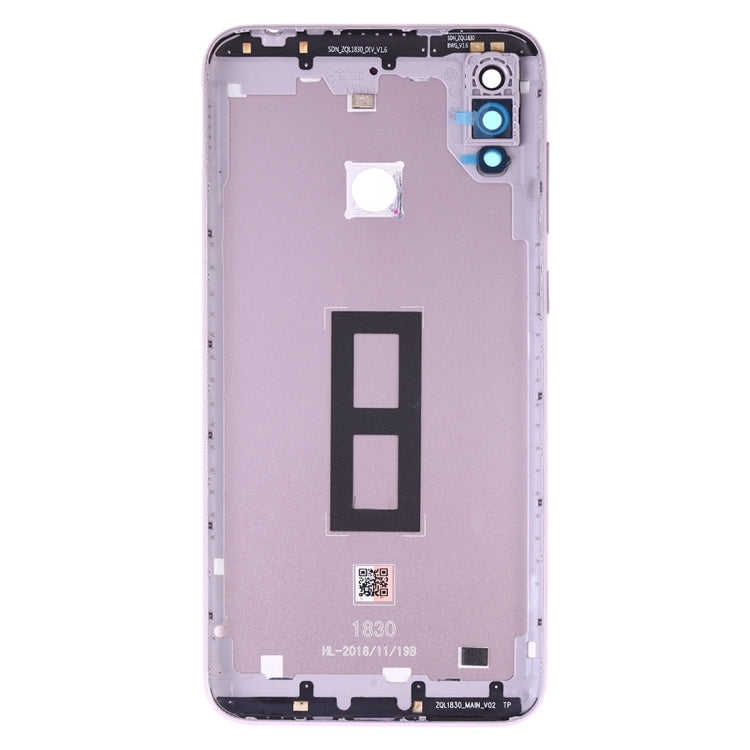 Battery Back Cover with Camera Lens for Asus Zenfone Max M2 ZB633KL ZB632KL(Silver) - Back Cover by PMC Jewellery | Online Shopping South Africa | PMC Jewellery | Buy Now Pay Later Mobicred