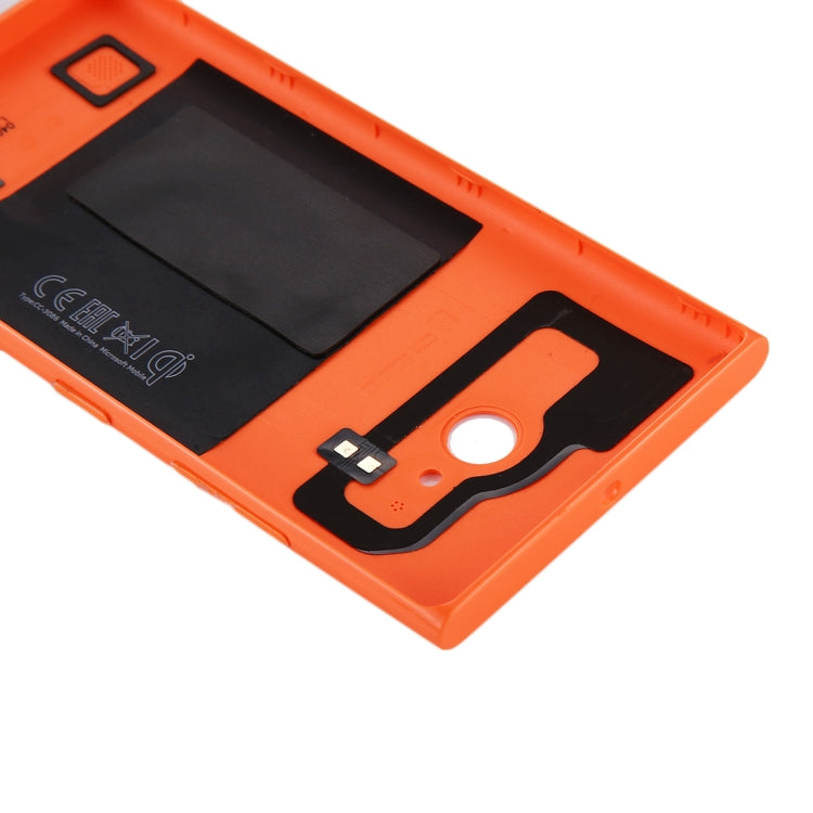 Solid Color NFC Battery Back Cover for Nokia Lumia 735 (Orange) - Back Cover by PMC Jewellery | Online Shopping South Africa | PMC Jewellery | Buy Now Pay Later Mobicred