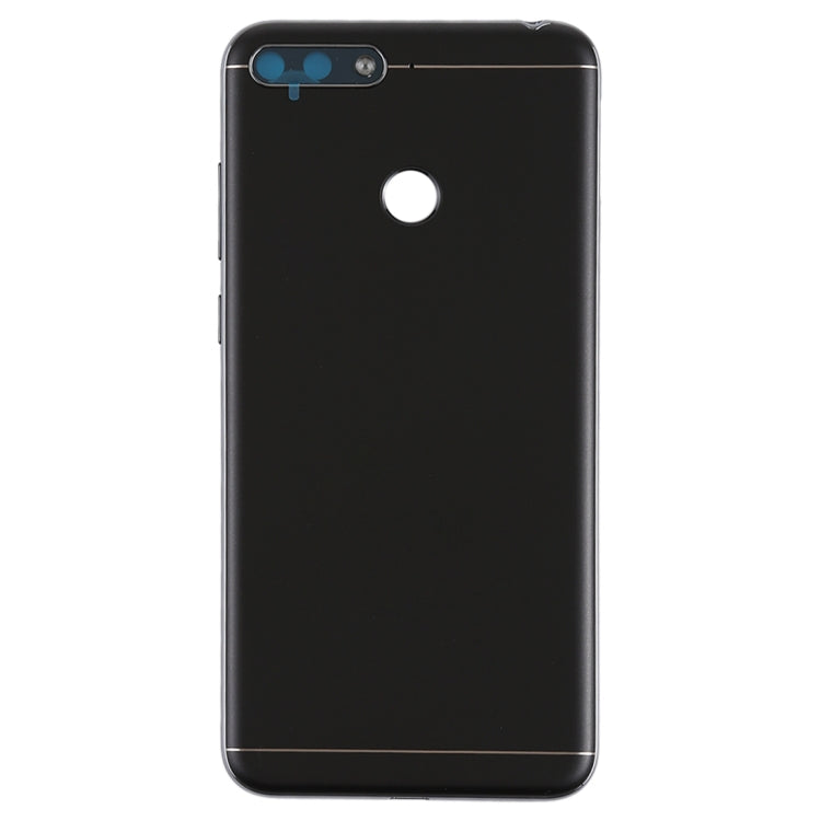 Back Cover with Side Keys & Camera Lens for Huawei Honor Play 7A(Black) - Back Cover by PMC Jewellery | Online Shopping South Africa | PMC Jewellery | Buy Now Pay Later Mobicred