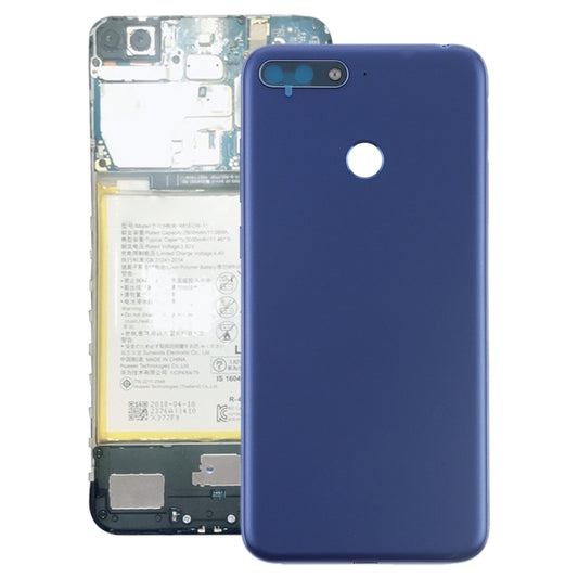 Back Cover with Side Keys for Huawei Y6 (2018)(Blue) - Back Cover by PMC Jewellery | Online Shopping South Africa | PMC Jewellery | Buy Now Pay Later Mobicred