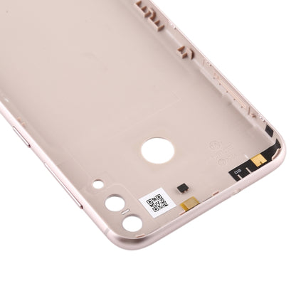 Battery Back Cover with Camera Lens & Side Keys for Asus Zenfone Max (M1) ZB555KL(Rose Gold) - Back Cover by PMC Jewellery | Online Shopping South Africa | PMC Jewellery | Buy Now Pay Later Mobicred