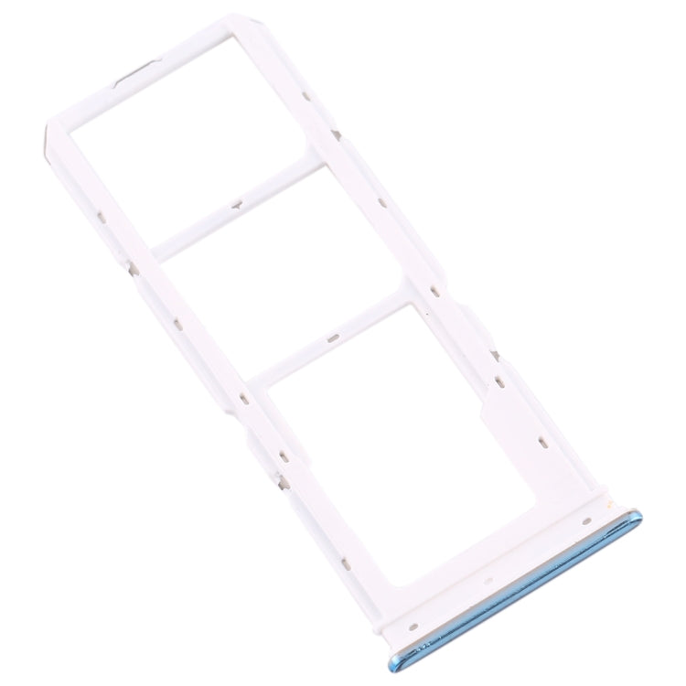For Vivo  Y7s SIM Card Tray + SIM Card Tray + Micro SD Card Tray (Blue) - Card Socket by PMc TechLife | Online Shopping South Africa | PMc TechLife | Buy Now Pay Later Mobicred