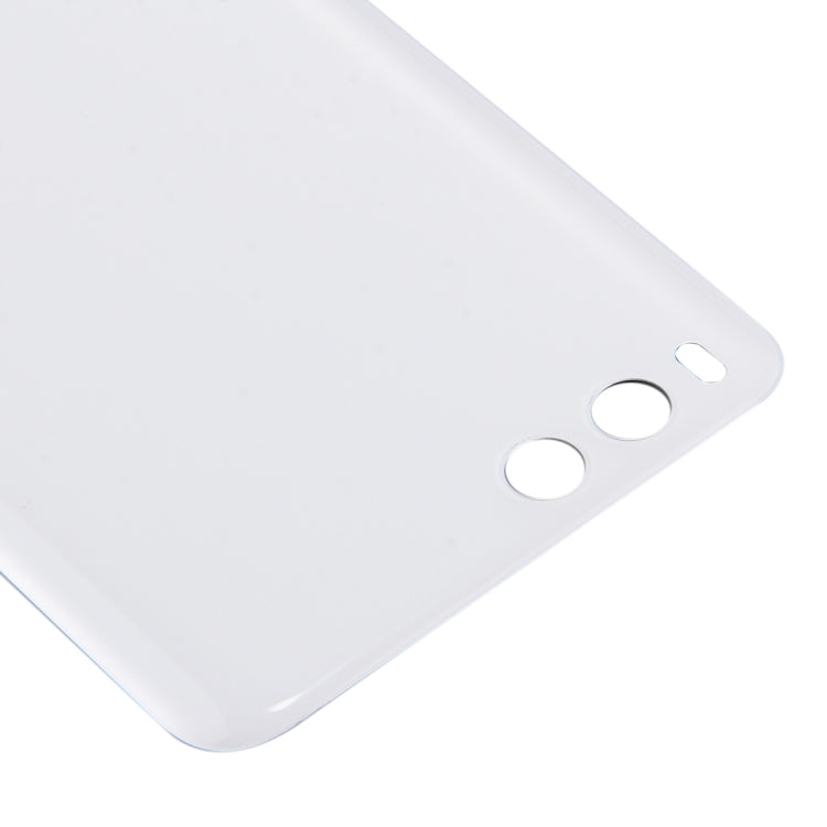 For Xiaomi Mi 6 Glass Battery Back Cover(White) - free shipping - PMC TechLife - Order now!