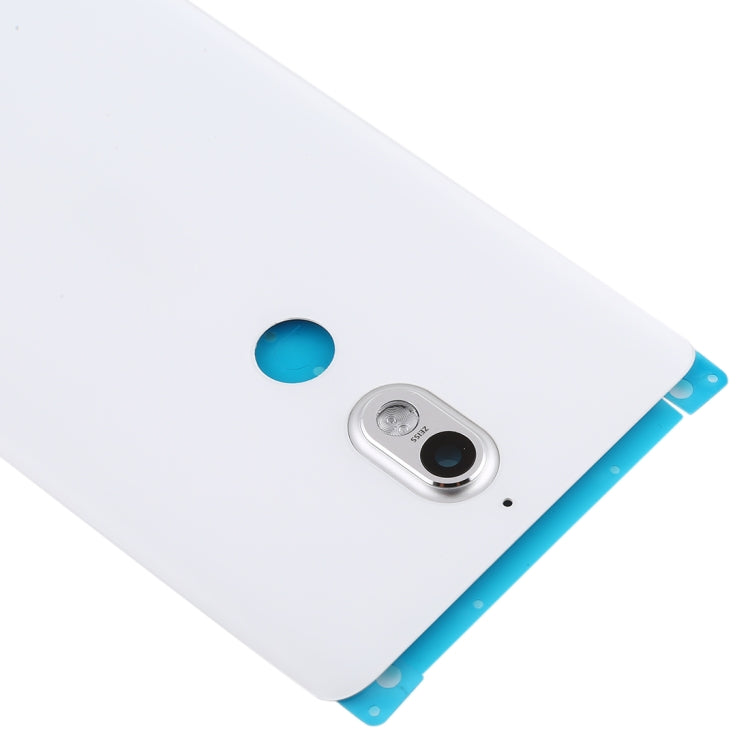 Battery Back Cover with Camera Lens for Nokia 7 TA-1041(White) - Back Cover by PMC Jewellery | Online Shopping South Africa | PMC Jewellery | Buy Now Pay Later Mobicred