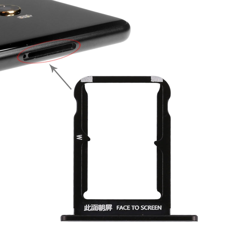 SIM Card Tray for Xiaomi Mi Mix2 (Black) - Card Tray by PMc TechLife | Online Shopping South Africa | PMc TechLife | Buy Now Pay Later Mobicred