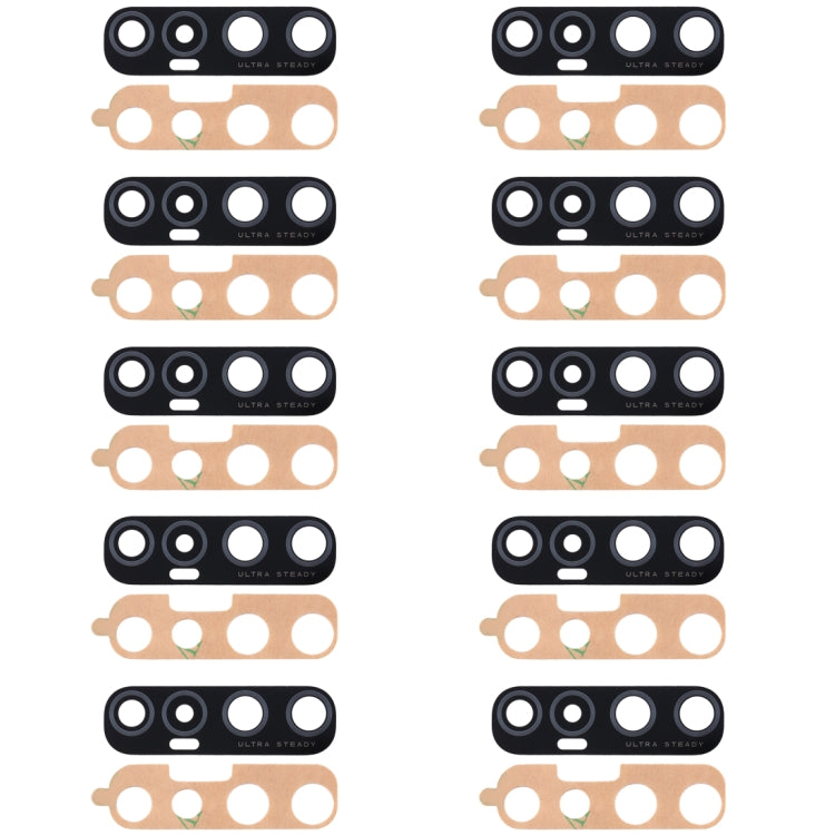 For OPPO Reno3 Pro 5G/Find X2 Neo 10pcs Back Camera Lens - Camera Series by PMc TechLife | Online Shopping South Africa | PMc TechLife | Buy Now Pay Later Mobicred