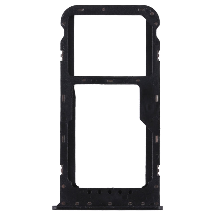SIM Card Tray + SIM Card Tray / Micro SD Card Tray for Huawei Honor V9 Play (Black) - Card Socket by PMc TechLife | Online Shopping South Africa | PMc TechLife | Buy Now Pay Later Mobicred
