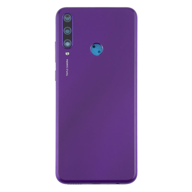 Original Battery Back Cover with Camera Lens Cover for Huawei Y6p(Purple) - Back Cover by PMC Jewellery | Online Shopping South Africa | PMC Jewellery | Buy Now Pay Later Mobicred