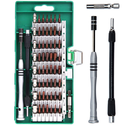 60 in 1 S2 Tool Steel Precision Screwdriver Nutdriver Bit Repair Tools Kit(Green) - Screwdriver Set by PMC Jewellery | Online Shopping South Africa | PMC Jewellery | Buy Now Pay Later Mobicred