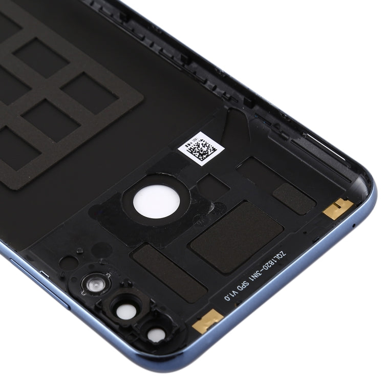 Battery Back Cover with Camera Lens & Side Keys for Asus Zenfone Max Pro (M2) ZB631KL(Dark Blue) - Back Cover by PMC TechLife | Online Shopping South Africa | PMC TechLife | Buy Now Pay Later Mobicred