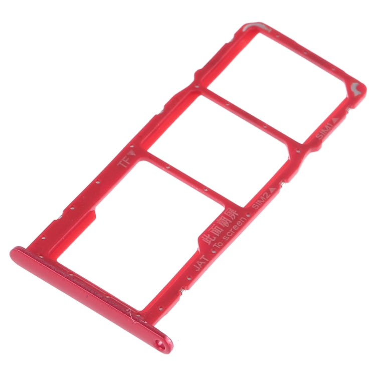 SIM Card Tray + SIM Card Tray + Micro SD Card for Huawei Honor Play 8A (Red) - free shipping - PMC TechLife - Order now!