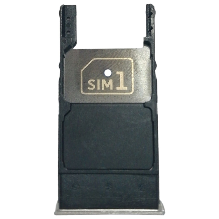 SIM Card Tray + Micro SD Card Tray for Motorola Moto X Style / XT1575(Silver) - Card Socket by PMc TechLife | Online Shopping South Africa | PMc TechLife | Buy Now Pay Later Mobicred