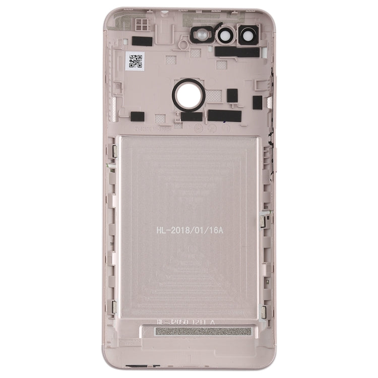 Back Cover with Camera Lens & Side Keys for Asus Zenfone Max Plus (M1) / ZB570TL(Gold) - Back Cover by PMC Jewellery | Online Shopping South Africa | PMC Jewellery | Buy Now Pay Later Mobicred