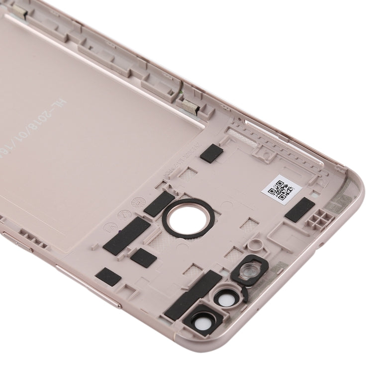 Back Cover with Camera Lens & Side Keys for Asus Zenfone Max Plus (M1) / ZB570TL(Gold) - Back Cover by PMC TechLife | Online Shopping South Africa | PMC TechLife | Buy Now Pay Later Mobicred