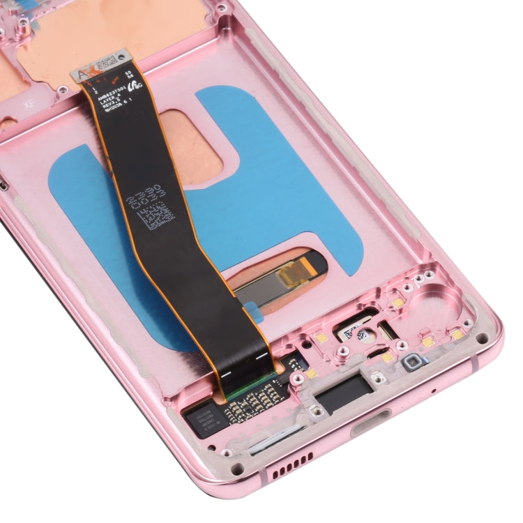 Original Dynamic AMOLED Material LCD Screen and Digitizer Full Assembly with Frame for Samsung Galaxy S20 4G SM-G980(Pink) - free shipping - PMc TechLife - Order now!