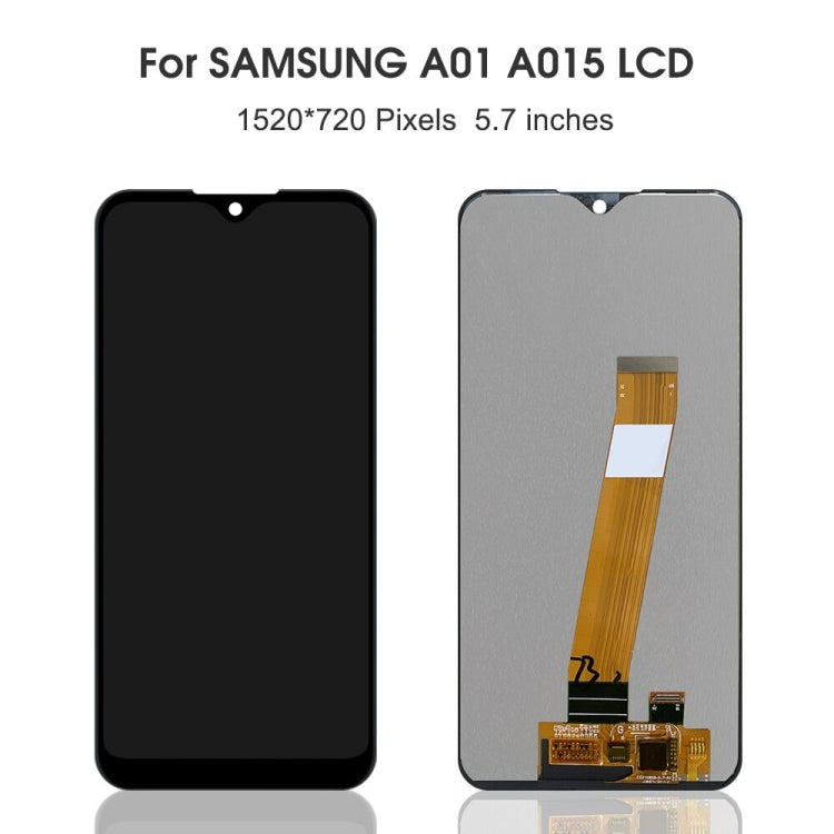 For Galaxy A01 SM-A015F Original PLS TFT LCD Screen with Digitizer Full Assembly (Flex Cable Narrow) (Black) - free shipping - PMc TechLife - Order now!