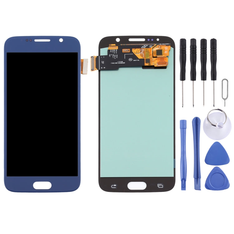 OLED LCD Screen for Samsung Galaxy S6 with Digitizer Full Assembly (Blue) - free shipping - PMc TechLife - Order now!