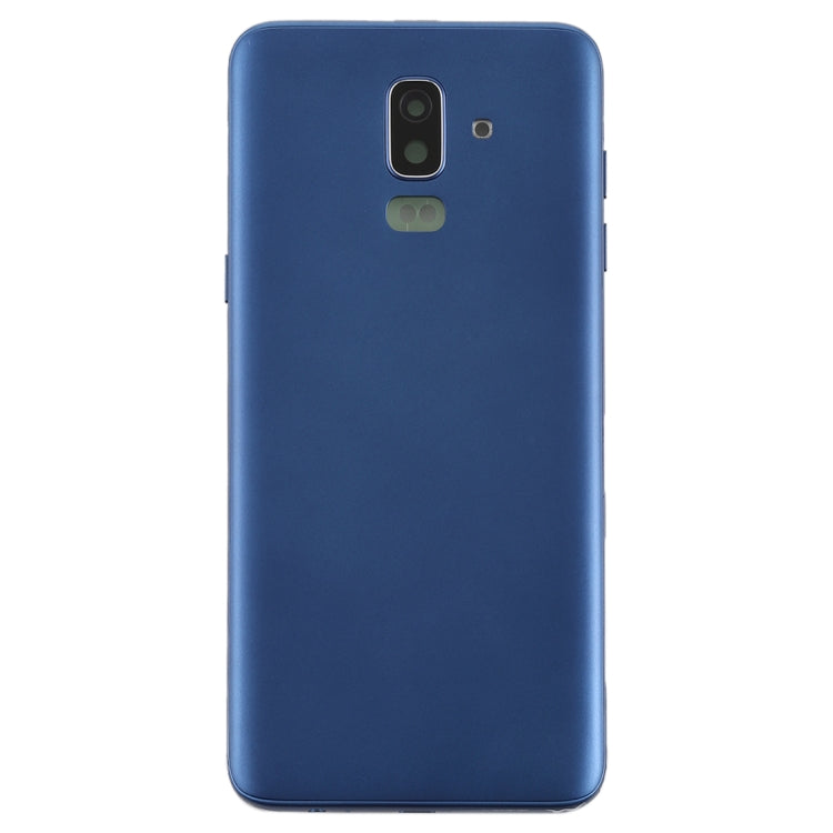 For Galaxy J8 (2018), J810F/DS, J810Y/DS, J810G/DS Back Cover with Side Keys & Camera Lens (Blue) - Back Cover by PMC Jewellery | Online Shopping South Africa | PMC Jewellery | Buy Now Pay Later Mobicred