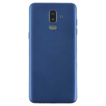 For Galaxy J8 (2018), J810F/DS, J810Y/DS, J810G/DS Back Cover with Side Keys & Camera Lens (Blue) - Back Cover by PMC Jewellery | Online Shopping South Africa | PMC Jewellery | Buy Now Pay Later Mobicred